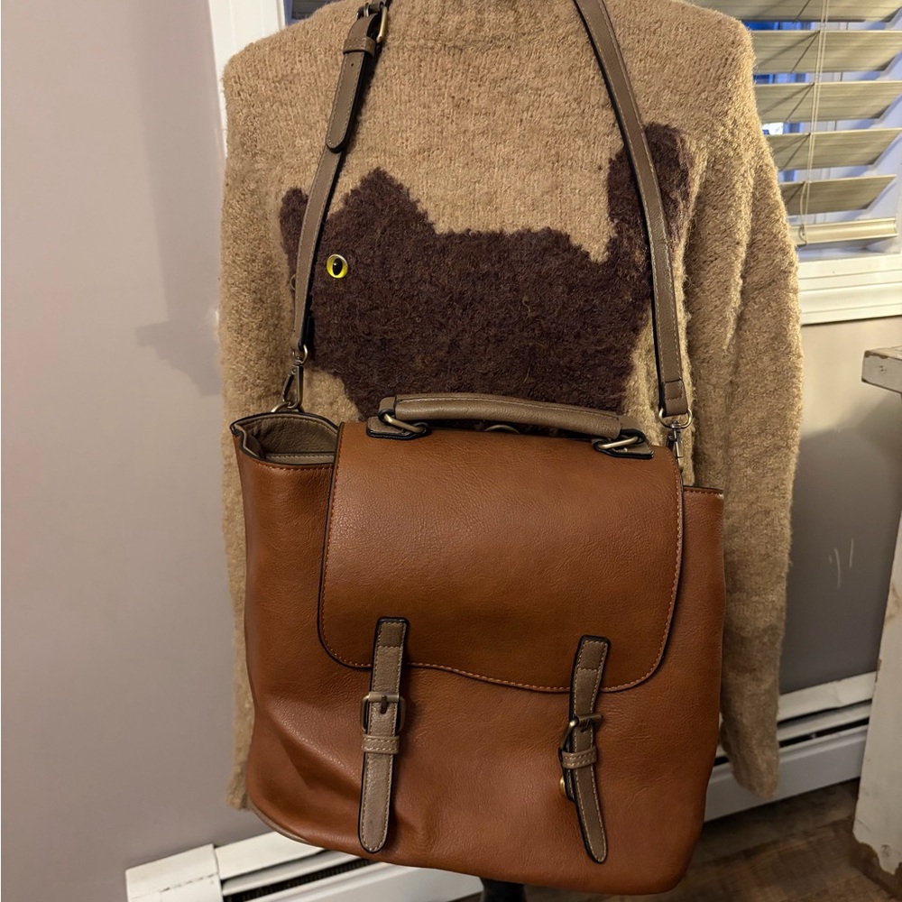 Brown Vegan Woman's Bag